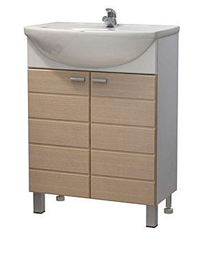 Подстолье Штрокс 60 венге светлый+ умывальник Уют60