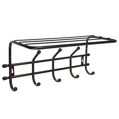 Вешалка настенная с полкой 