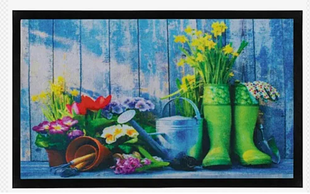 Коврик придверный 45х75см НАТЮРМОРТ с принтом 49542