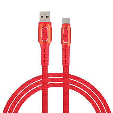 FORZA Кабель для зарядки, Экстрим, Type C, 1м, 3.0А, Быстрая зарядка QC3.0, ткань, коробка