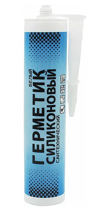 Герметик силиконовый  MASTER Klein сантехнический белый 260мл 1637