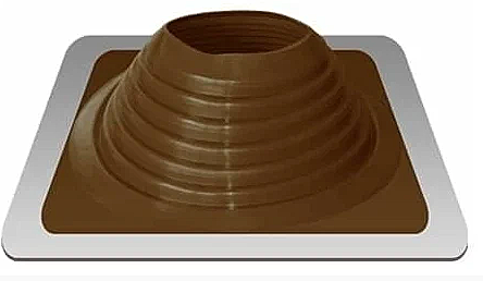 Уплотнительная манжета кровельная прямая №8 (178-330) EPDM коричневая m0010
