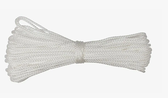 Шнур с сердечником ШПТ 4мм 50м белый