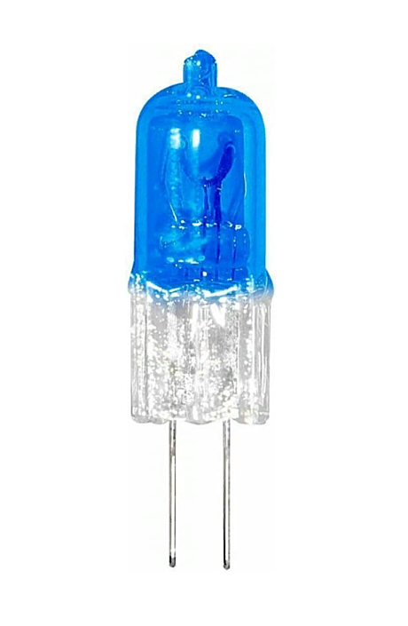 Лампа галоген.FERON JC 12V 20W G4 капсульная HB2 супер белая(синяя) X002964