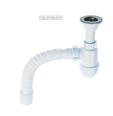 Сифон Ани 1 1/4*40 с гофрой 40*40/50 С2015 504876