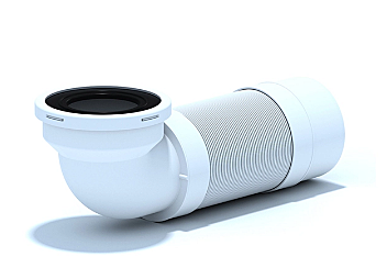 Труба для унитаза гофра Ани 370х950 гибкая угловая 90гр К739R 536792