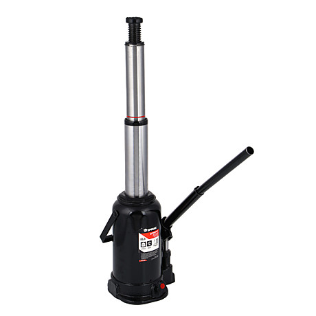 ЕРМАК Домкрат двухштоковый бутылочный гидравлический 10Т 225-574мм 741-010