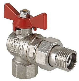 Шаровый кран со сгоном угловой VALTEC 3/4