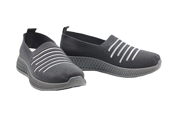 Слипоны женские Арт. ЖК-29 серый (36-41)