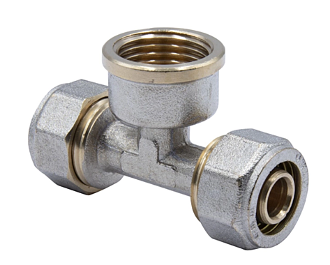 Тройник 16х1/2