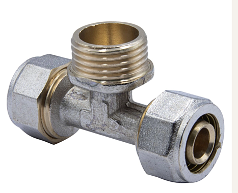 Тройник 16х1/2