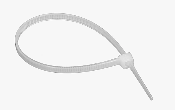 Хомут нейлоновый 3,6х250мм белый IEK (100шт) UHH31-D036-250-100