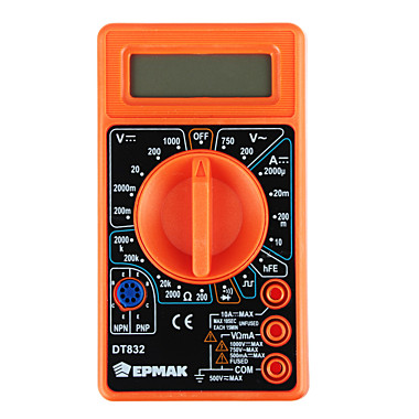 Тестер DT-832 цифровой ЕРМАК 660-004