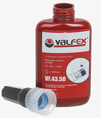 Анаэробный клей-герметик СИНИЙ тюбик 50мл VALFEX VF 43.50