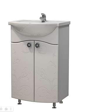 Подстолье Бабочка 50 + умывальник Уют 50