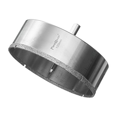 Коронка алмазная 120х67мм по стеклу и керамограниту, с центрирующим сверлом 35-4-404