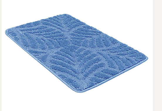 Коврик для ванной комнаты АКТИВ icarpet 60х90см синий 551854