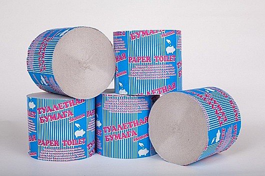 Бумага туалетная без втулки Добрый моток 43м 92х90мм 120г