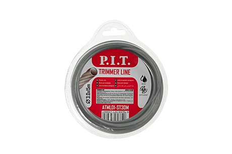 Леска для триммера P.I.T. 3,0мм х 15м металл.сердечник ATML01-ST30M