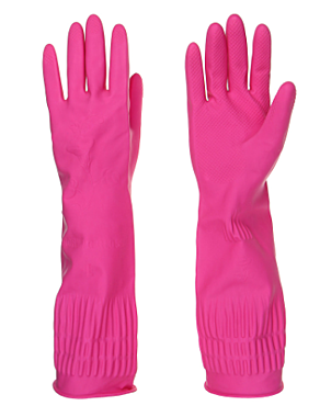 VETTA Перчатки хозяйственные с манжетой 38см, пара 100г, М