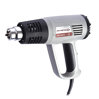 Фен технический ИНТЕРСКОЛ ФЭ-2000Э ручной строительный 192.0.1.00 кейс