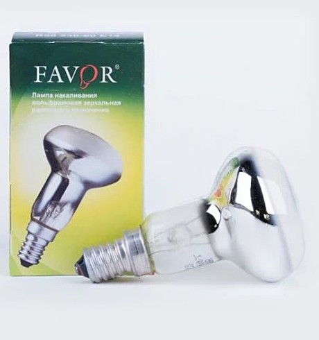 Лампа FAVOR R39 30W Е14 зеркальная 8105003