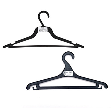 Вешалка для одежды, пластик, р.48-50, черная