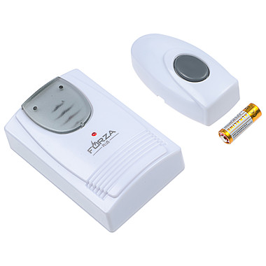 Звонок беспроводной дверной BY, 32 мелодий, 1x23A, 2xAA, с водонепроницаемой кнопкой