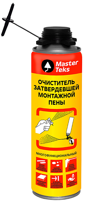 Очиститель затвердевшей пены MASTERTEX PREMIUM 500мл