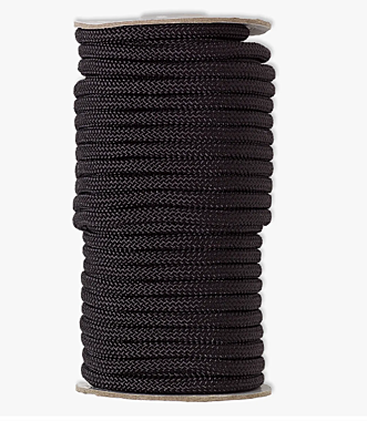 Шнур с сердечником 3мм 500м черный бобина (метражом)