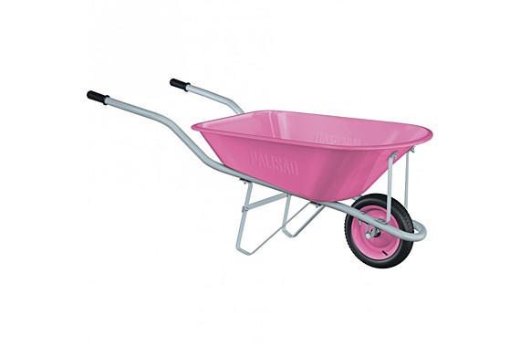 Тачка садовая PINK LINE одноколесная объем 78л // Palisad 68969