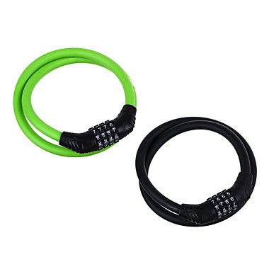 Замок велосипедный 12х800мм с матовым кодовым замком 468-105