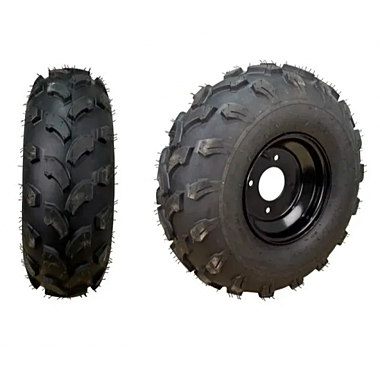 Колесо для мотоблока 19х7-8 ХОПЕР (покрышка+камера+диск) елочка