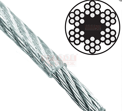 Трос стальной 1-2мм в оплетке ПВХ