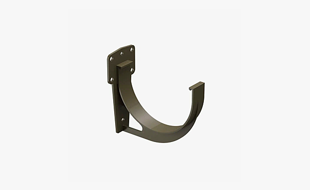 DOCKE PREMIUM Кронштейн желоба карнизный пластиковый коричневый