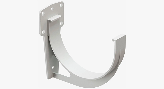 DOCKE PREMIUM Кронштейн желоба карнизный пластиковый пломбир