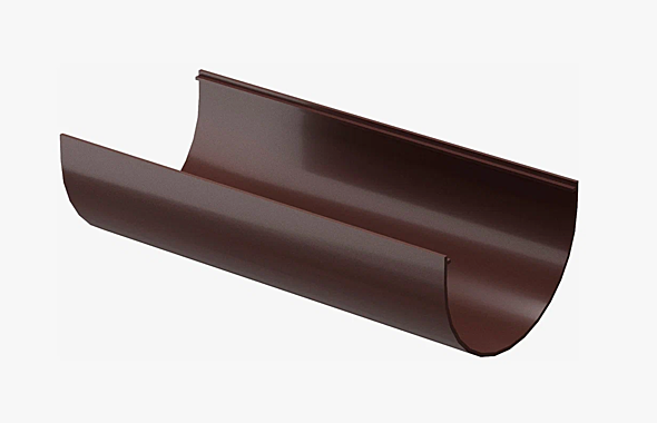 DOCKE PREMIUM Желоб водосточный 120х85х3000мм коричневый