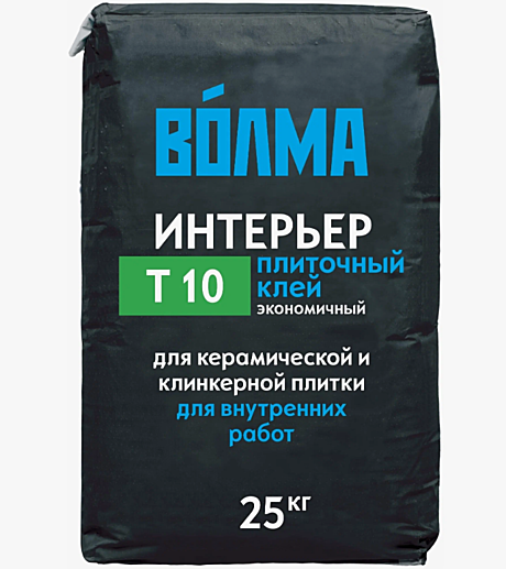 Клей для плитки ВОЛМА Интерьер 25кг (48 шт)
