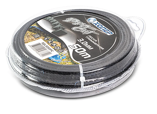 Леска для триммера ХОПЕР PRO-CUT цепной зуб 3,0мм 50м черный