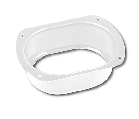 МоП Воронка выпускная 76x102 белая ПЭ-01-9010-0,5