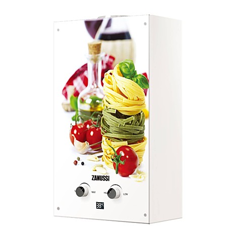Колонка газовая ZANUSSI GWH 10 Fonte Glass La Spezia 10л/20кВт 90123