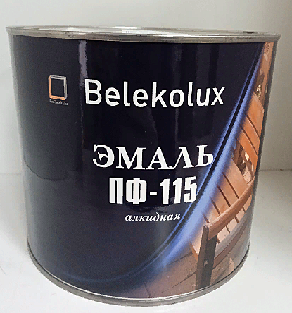 Эмаль ПФ-115 BelEkoLux красно-коричневый 2,7кг