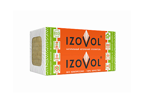 Утеплитель ИЗОВОЛ Л-35 1200х600х50 (5,76м2/0,288м3 )