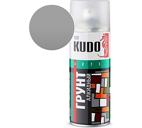 Грунтовка-аэрозоль KUDO KU-2001 серая 520мл 1470495