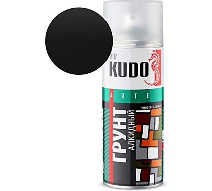 Грунтовка-аэрозоль KUDO KU-2003 черная 520мл 1304965