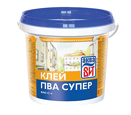 Клей ПВА супер 2,0кг АкваВИТ ВАК-С-4 