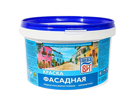Краска ВАК-25 АкваВИТ 6,0кг фасадная супербелая
