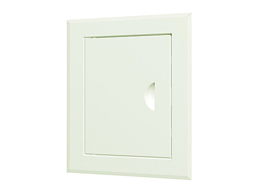 Ревизия-дверка нажимная 218х418мм с фланцем 196х396мм пластик с ручкой Л2040Р 67-0-611 531923