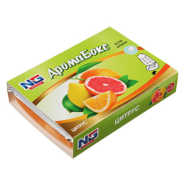 Ароматизатор NEW GALAXY под сиденье гелевый Аромабокс 200гр цитрус 794-357