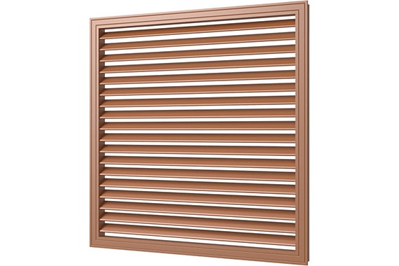 Решетка радиаторная 60/150 вишня